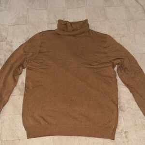 Ann Taylor Camel Turtleneck Sweater
